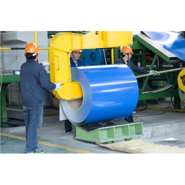 Предварительно окрашенная стальная катушка 0,8 мм*1000 мм RAL5005 RAL1013 с отличной коррозионной стойкостью для мебели