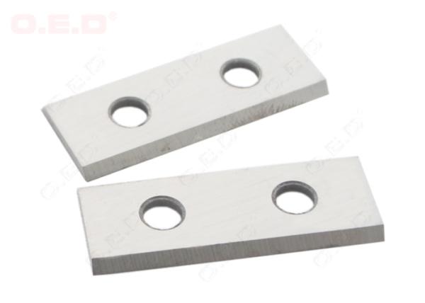 2 Holes Cemented Carbide Inserts , Tungsten Carbide Wood Turning Inserts Cutting Tools