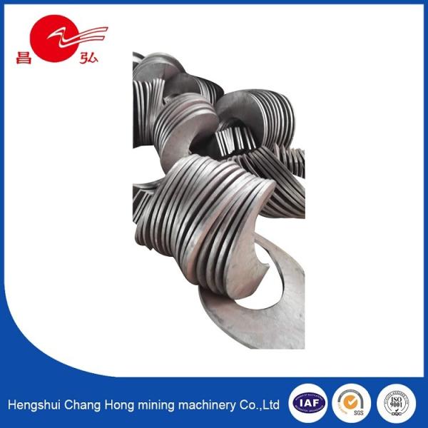 SUS316 Flexible Screw Auger Blade Conveyor Grain Steel Spiral Flight