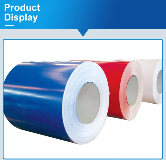 Цвет PPGL/гальванизированная PPGI стальная катушка RAL ISO 600 до 1250mm ASTM