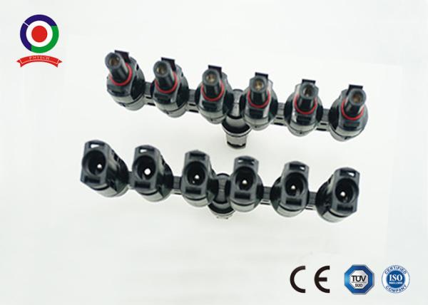 Conector de cabo de DC1000V 30A do ramo 6 a 1 de T para a instalação fotovoltaico