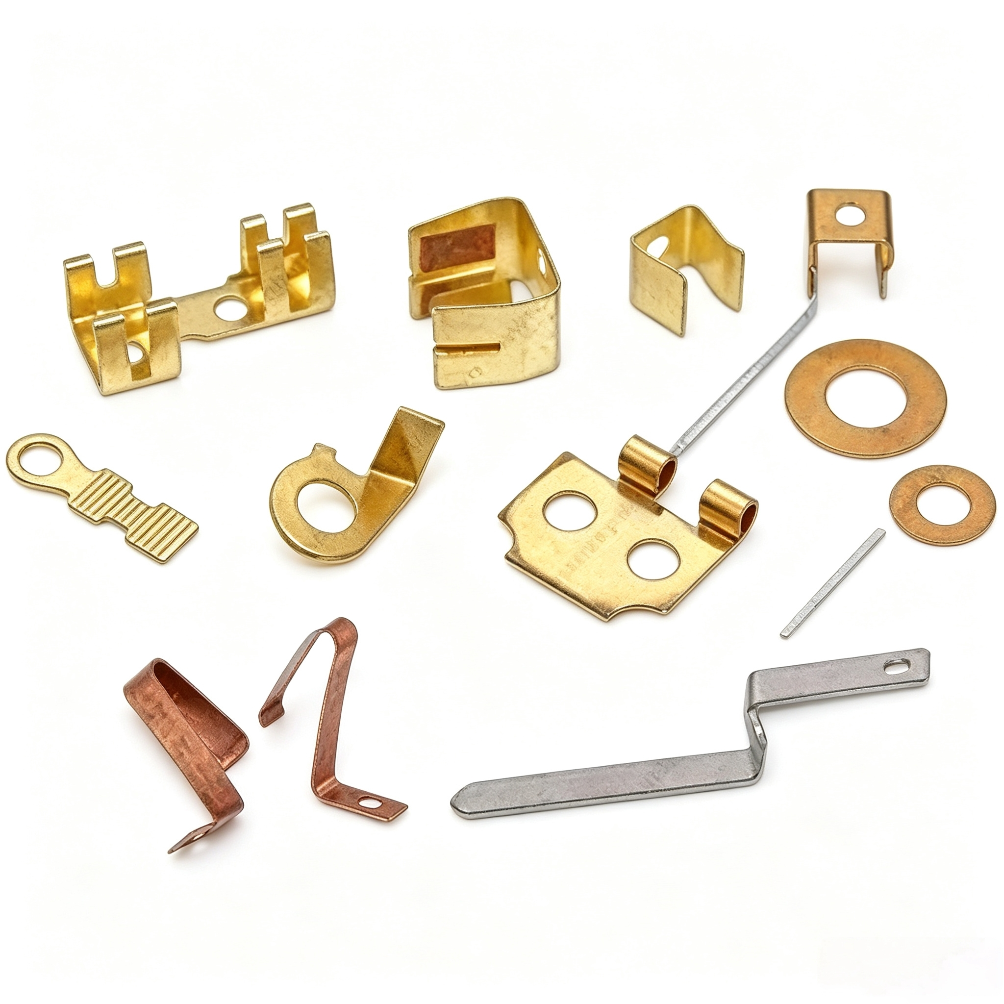 Precision Stamped Spring Contacts – Phosphor Bronze for Connectors & Switches