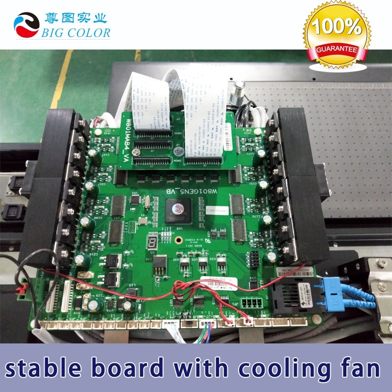6 Color UV Flatbed Inkjet Printer for Bottle Glass Acrylic Board Wood and Metal TX800 Print Head Included