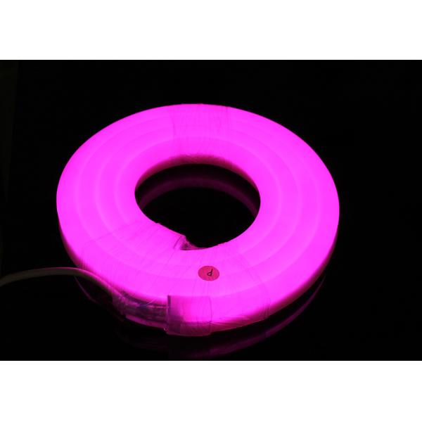 Mini LED Neon Flex flexible LED neon rope light with IP66 protection rating and ultra thin 8 by 16 millimeter square profile for indoor outdoor