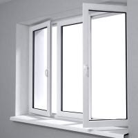 Waterproof Pvc Double Glass Casement Window Plastic Patio French Casement Swing Window