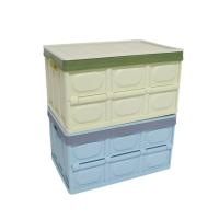 Dobradura prática resistente Tote Box, caixas dobráveis elegantes com tampas