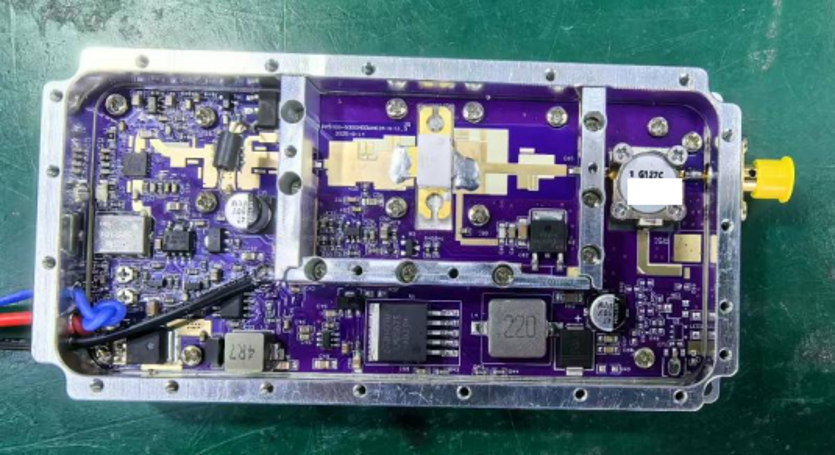 GAN 50W 6600-6900MHz Power Amplifier Module GaN Anti Drone Module High Gain