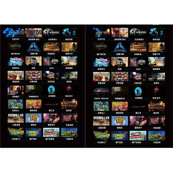 Virtual Reality Simulator VR Station With Customized LED Light and Logo