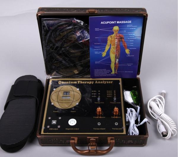 Home use quantum bio-electric body analyzer  with leg massager 34 Reports AH-Q4