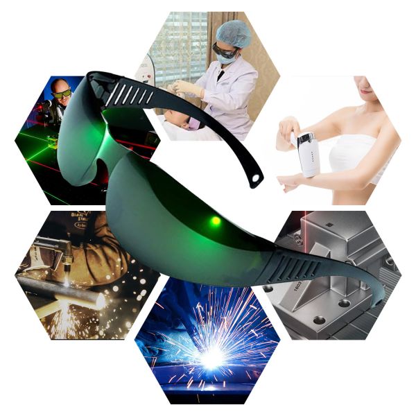 CE Industrial OD5 OD7 808 CO2 Ipl Diode Fiber Cutting Popular Goggle Anti Fog Safety Glasses Laser New Goggles Protective
