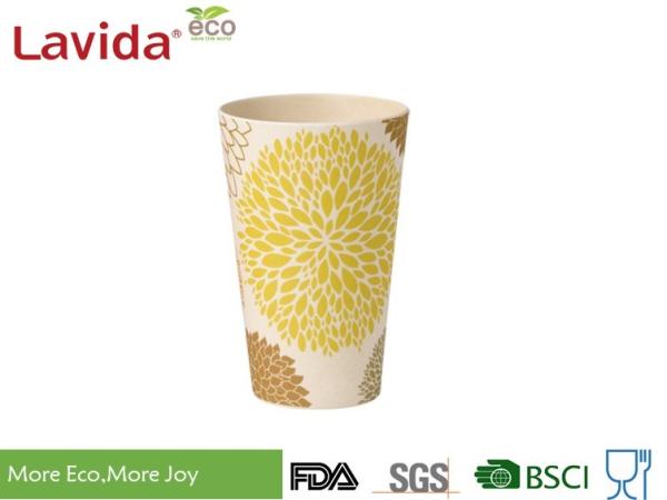 15.6oz 440ml Bamboo Fiber Tumbler Smelless Safe Heavy Metals Free For Special Event