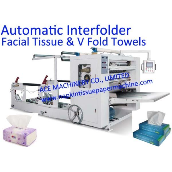 Máquina de alta velocidad de la servilleta del doblez de V, máquina automática de la servilleta de Interfold
