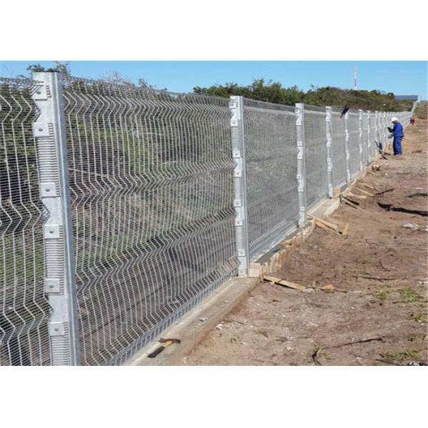 Galvanized South Africa 358 Anti Climb Clearvu Mesh Fence
