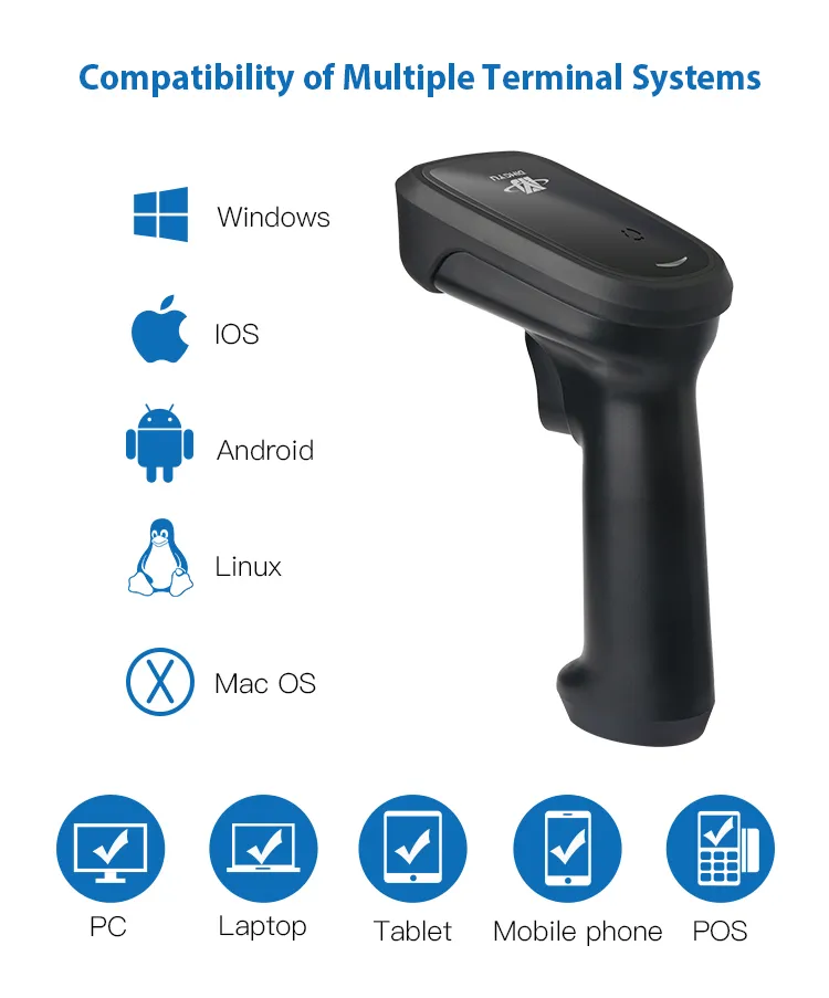 DS5220-1D USB Barcode Scanner 300 Scans/Sec 3mil Precision