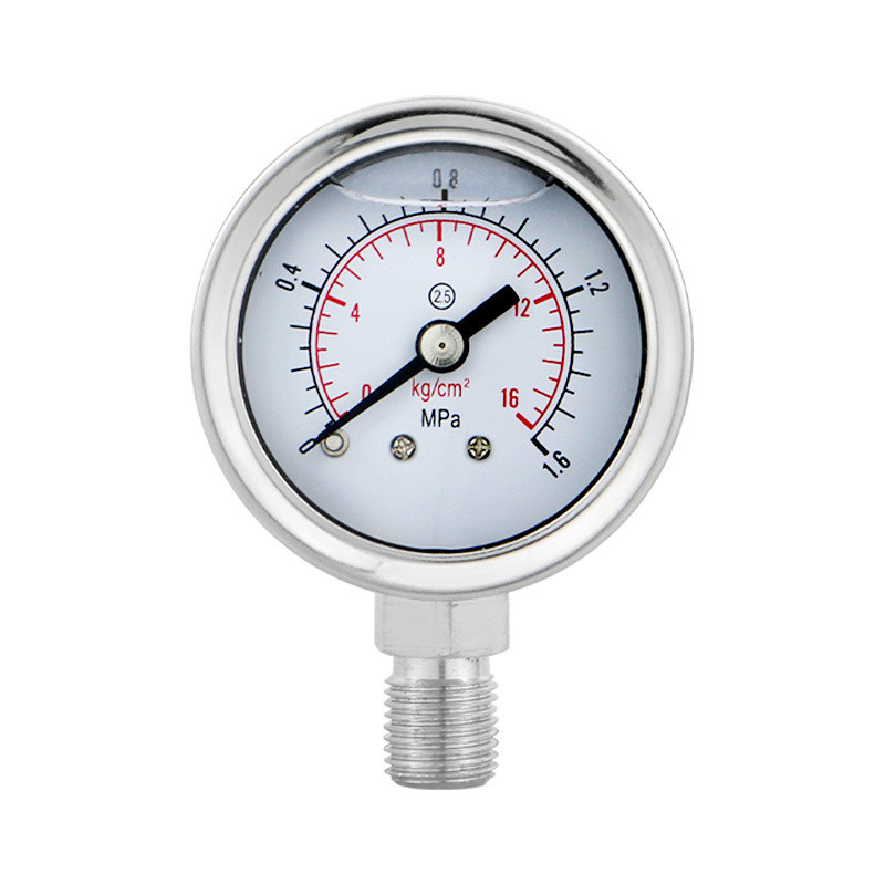 1.5 Inch 6bar Glycerine Filling Stainless Steel Monameter Pressure Gauge for 250 Range
