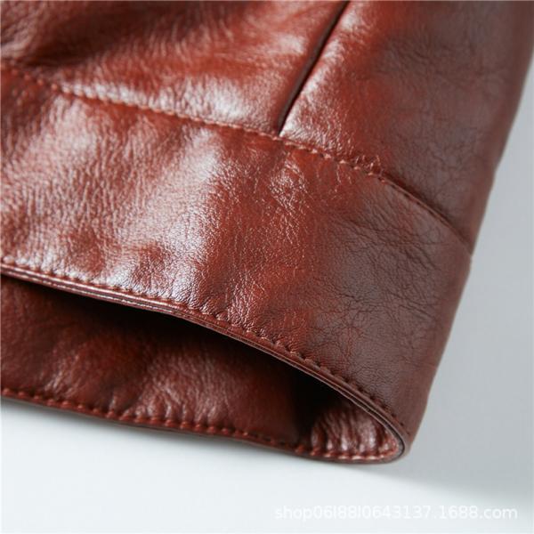 Зимнее куртка оптом ретро ветроусадочный утилита черный пустой урожай парка стойка воротник пу кожаные мотоциклы куртка