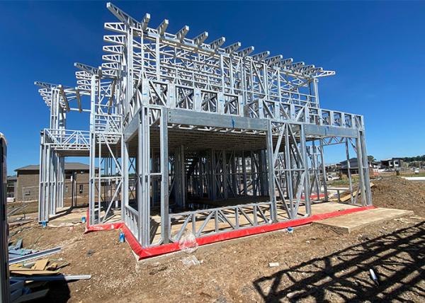 Austrália Casas pré-fabricadas Estrutura modular de aço Vila Moderna Casa pré-fabricada acessível