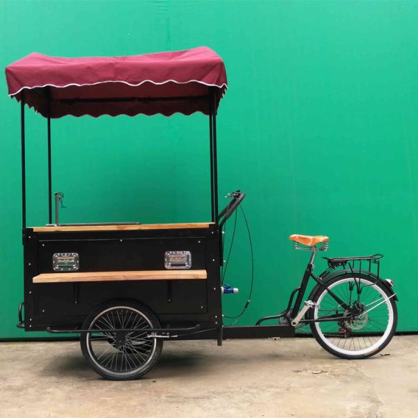 220*87*240cm Ice Cream Tricycle with Freezer and Convenient Operation
