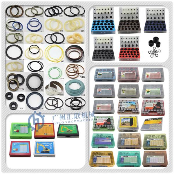 Коробка резинового кольца набора колцеобразного уплотнения экскаватора набора колцеобразного уплотнения DINGLI ГИГАНТСКАЯ для гусеницы