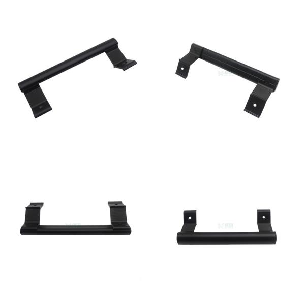 High Security Fancy Aluminum Pull Door Handle door pulls Black Color
