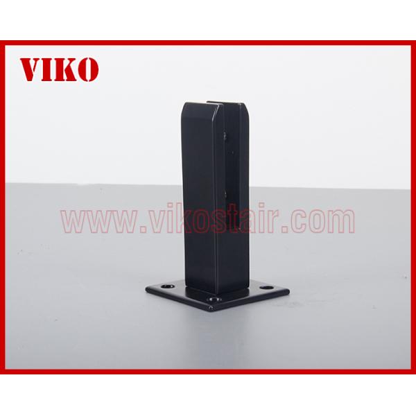 Glass Spigot VK59 Swimming Pool Fence Design Tempered Glass 304 Stainless steel Satin Black Glass Spigot Square