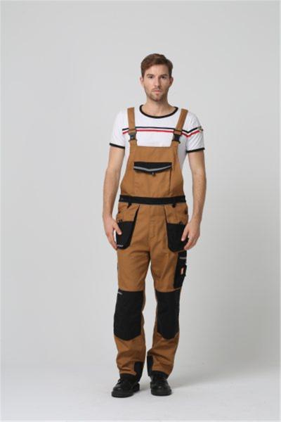 Belt Loops 320gsm Mens Work Bib Overalls , Velcro Closure Mens Work Outerwear