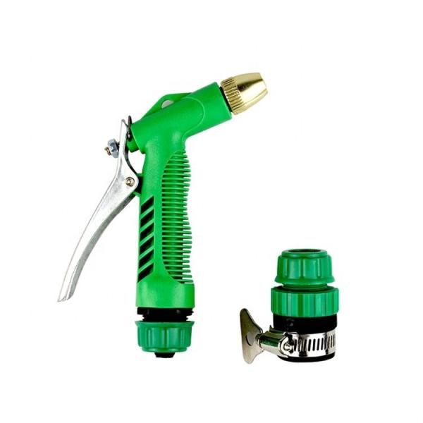 Brass Home Extension Hose High Pressure Garden Water Guns Set Car Washer 3/4 inch Diameter