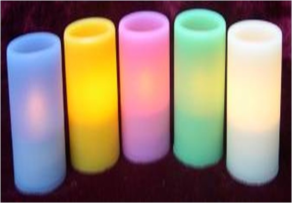 Silicon Led Candle light with battery