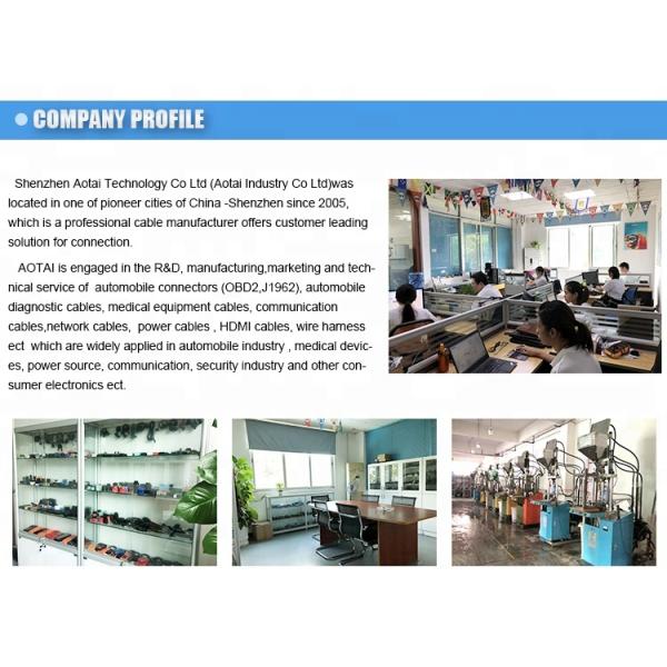 Vehicle OBD-II Female Connector for Car Computer Auto Diagnosis Machine Clip/Snaps Item Type and Durable