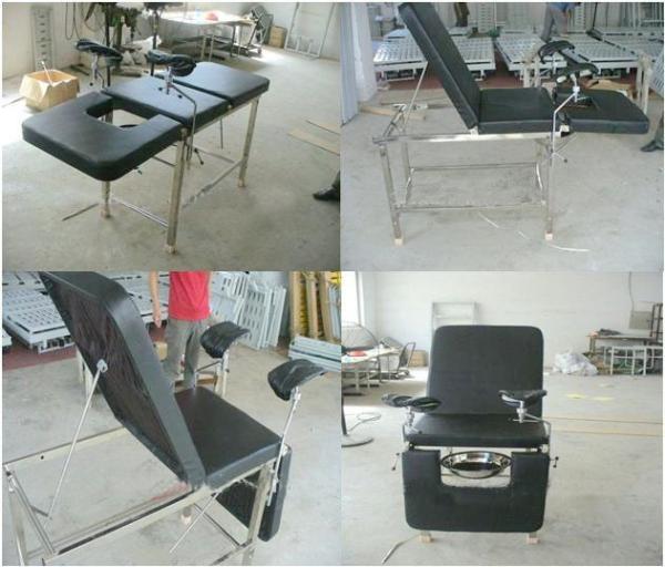 Back Adjustable Stainless Steel Gynaecological Examnination Operating Room Table (ALS-OT012)