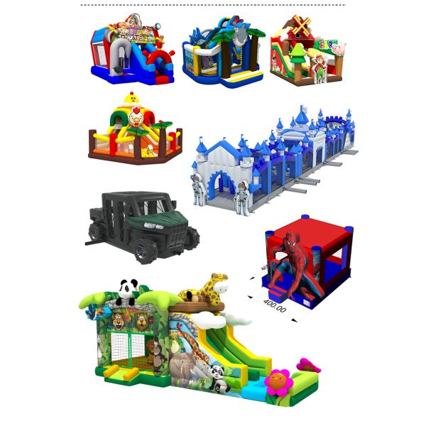 Cartoon Inflatable Bounce House Princess Inflatable Kids Jumping Castle Bouncer Children's Outdoor Inflatable Bouncer House