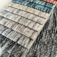 Breathable Embossed Knit Fabric Abrasion Resistant With Easy Maintenance