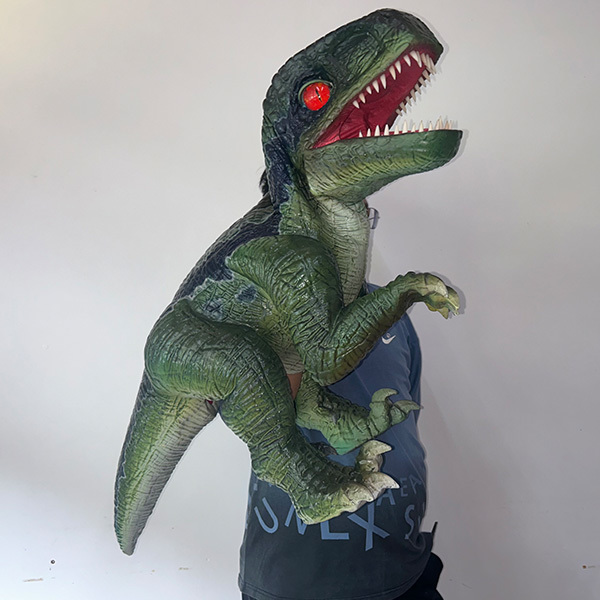 Theme Park Customized Realistic Full Body Dinosaur Puppet Silicone Rubber
