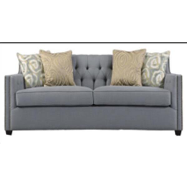 Софа 220*90*85cm Seater мебели 2 лобби гостиницы стойкости серая обитая
