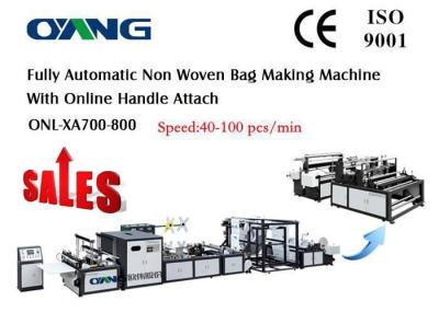 Biodegradable Bag Automatic Non Woven Bag Making Machine 40-100 pcs/min