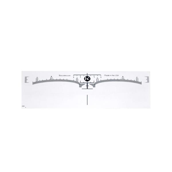 16.9 *5.6cm Eyebrow Tool Ruler White Simple And Practical Brow Lamination Supplies Kit