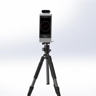 POE Android 8 Inch Monitor With Facial Recognition And Body Temperature Testing For Access Control