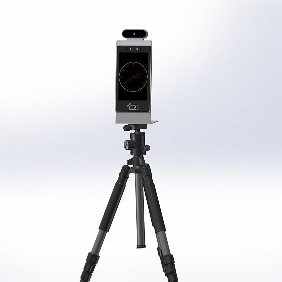 8 Inch Android POE Door Pass Mangement Device With Facial Recognition Body Temperature And NFC Card Reader