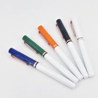 Plug-in de couleur type stylo à bille en métal à rouleaux 0.5 mm stylo de signature en aluminium à baril