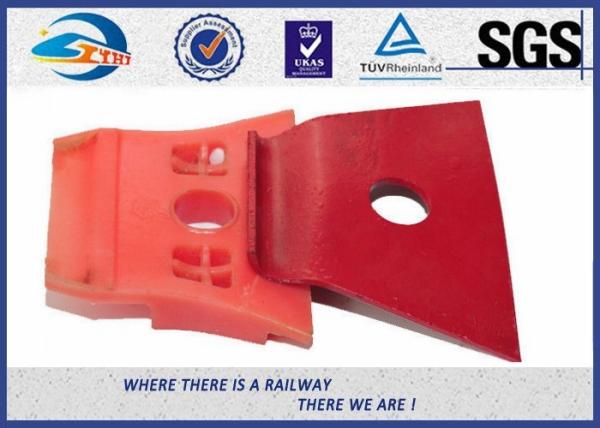 Aço Railway de pintura vermelho dos grampos de mola do metal de Nabla 3 milhão testes de fadiga das épocas