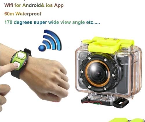 G8800 WIFI Action Camera 1080P Full HD 60 Meters Gopro Hero3 Black Edition Diving Sports Camcorder