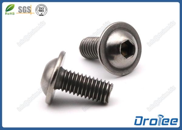 304/316/410/18-8 Stainless Steel Hex Drive Flanged Round Washer Head Screws