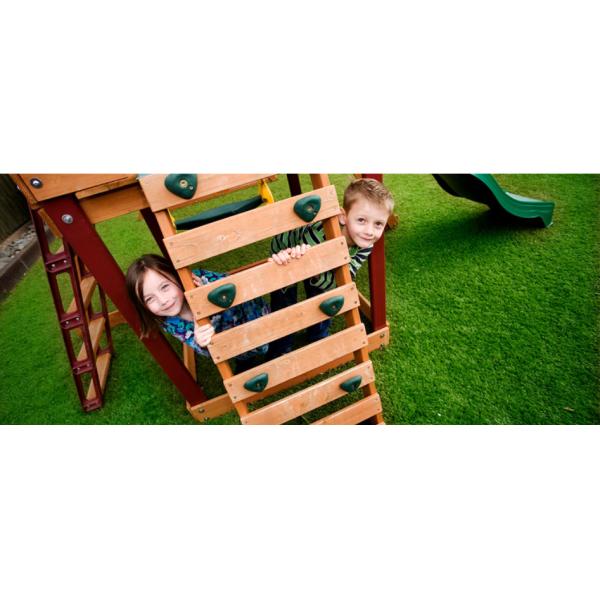 pelouse synthétique de paysage de 10-40mm de gazon de jardin artificiel extérieur d'herbe résistante à l'usure