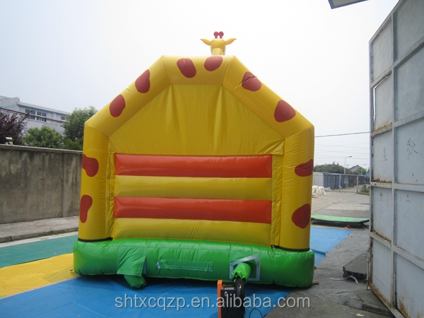 Giraffine Theme Inflatable Bouncer Large Inflatable Jumping House Castle