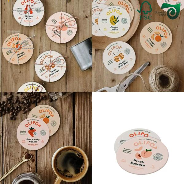 1.2mm 1.5mm Car Air Freshener Paper Sheet Good Perfume Absorbent White FSC