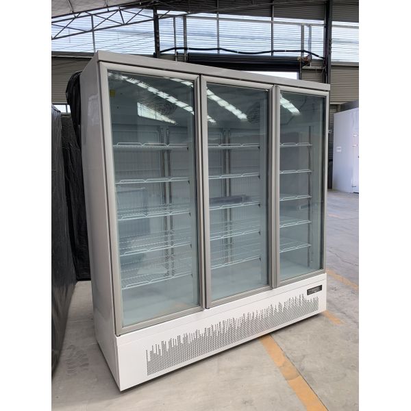 Commercial Upright Fridge 2 Glass Door Reach In Refrigerator Commercial Beverage Cooler