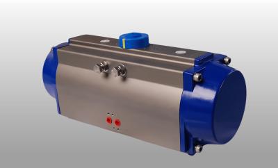 Heavy Weight 90 Degree Rack And Pinion Pneumatic Actuator Adjustable Stops For Valve