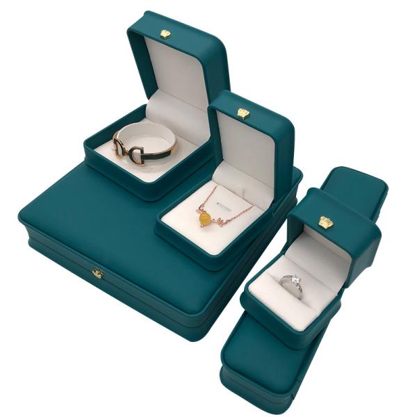 Jewelry Storage Display Case with Customized LED Light Ring Box and Bag Design