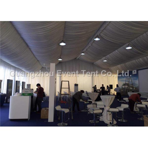 Clear Span Wide Outdoor Event Tent Aluminum Frame With Sandwich Panel Walls
