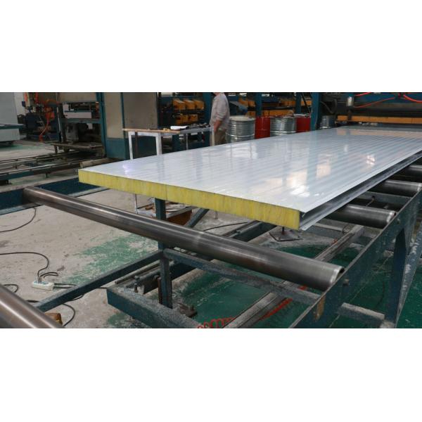 Fireproof Wall Roof 200mm Glass Wool Sandwich Panel
